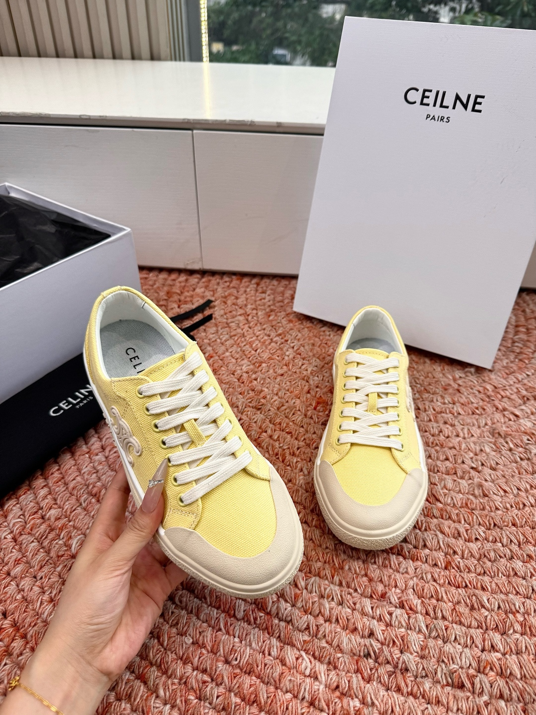 🌾😃所见即所得G039代购级别CELINE思琳赛琳CELINE RUNNER CR-03运动鞋👟鞋舌和鞋