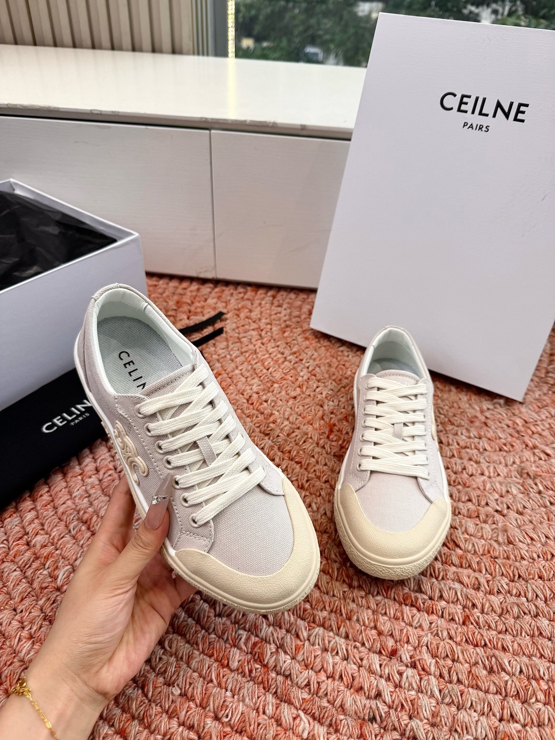 🌾😃所见即所得G039代购级别CELINE思琳赛琳CELINE RUNNER CR-03运动鞋👟鞋舌和鞋