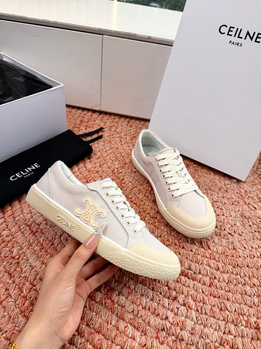 🌾😃所见即所得G039代购级别CELINE思琳赛琳CELINE RUNNER CR-03运动鞋👟鞋舌和鞋