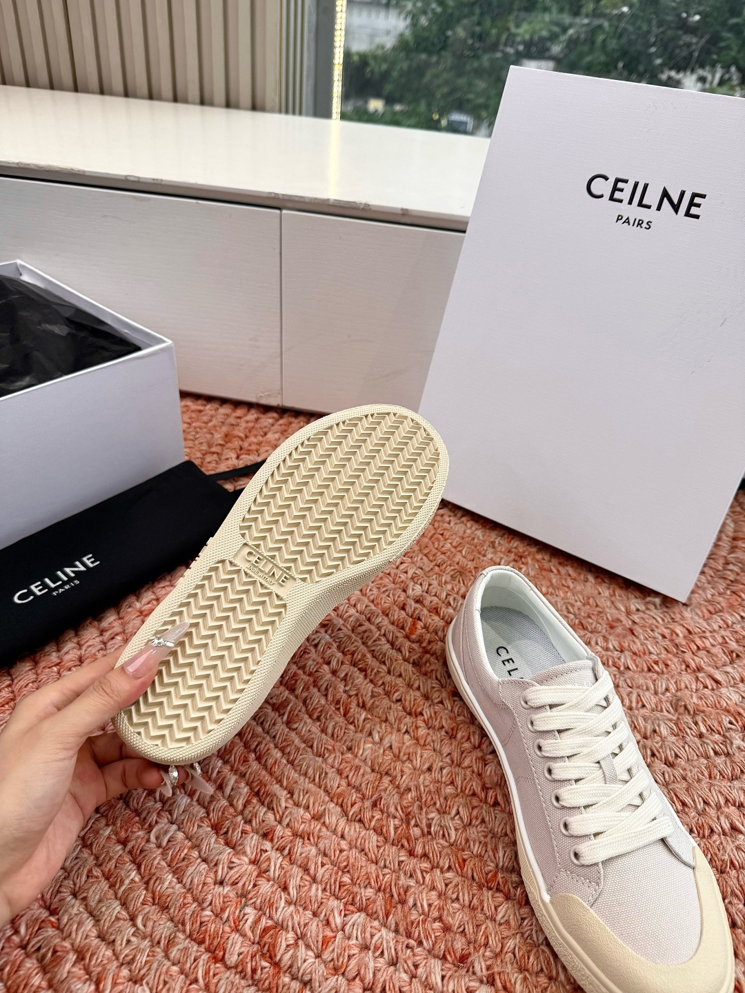 🌾😃所见即所得G039代购级别CELINE思琳赛琳CELINE RUNNER CR-03运动鞋👟鞋舌和鞋