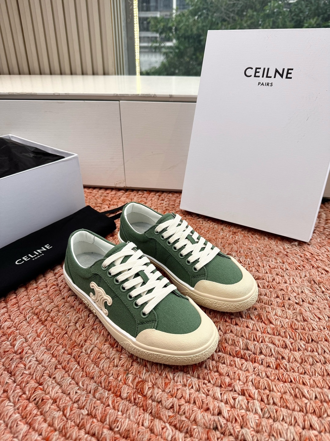 🌾😃所见即所得G039代购级别CELINE思琳赛琳CELINE RUNNER CR-03运动鞋👟鞋舌和鞋