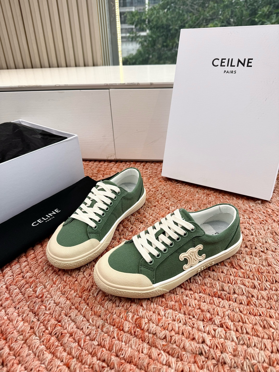 🌾😃所见即所得G039代购级别CELINE思琳赛琳CELINE RUNNER CR-03运动鞋👟鞋舌和鞋