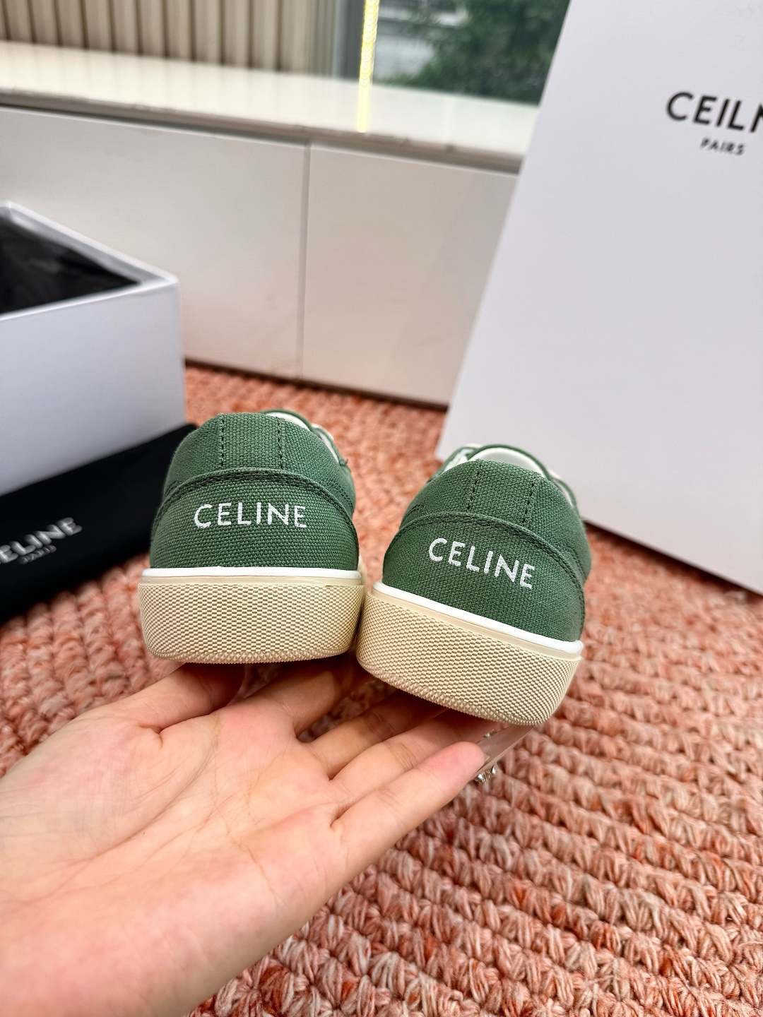 🌾😃所见即所得G039代购级别CELINE思琳赛琳CELINE RUNNER CR-03运动鞋👟鞋舌和鞋