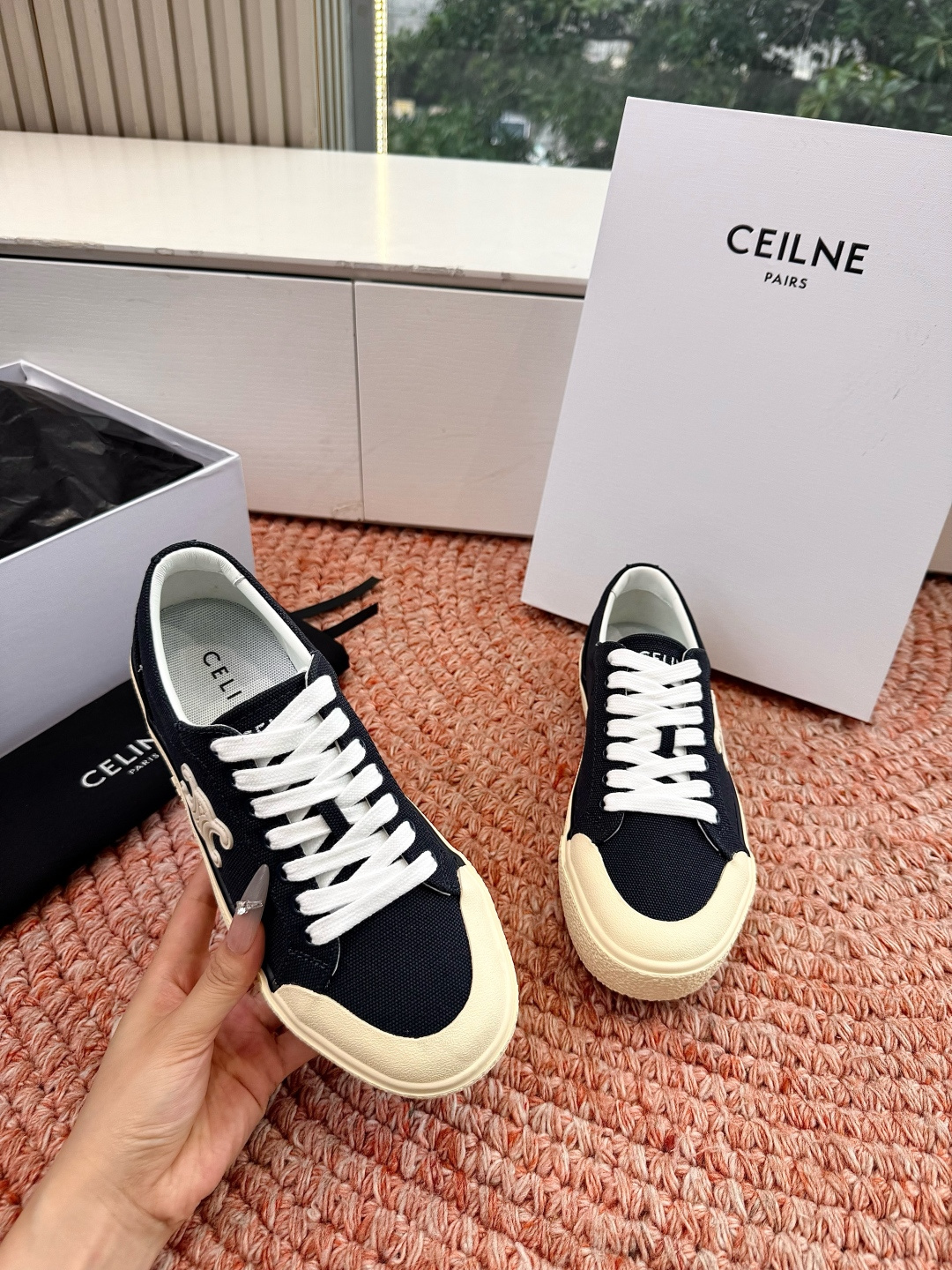 🌾😃所见即所得G039代购级别CELINE思琳赛琳CELINE RUNNER CR-03运动鞋👟鞋舌和鞋