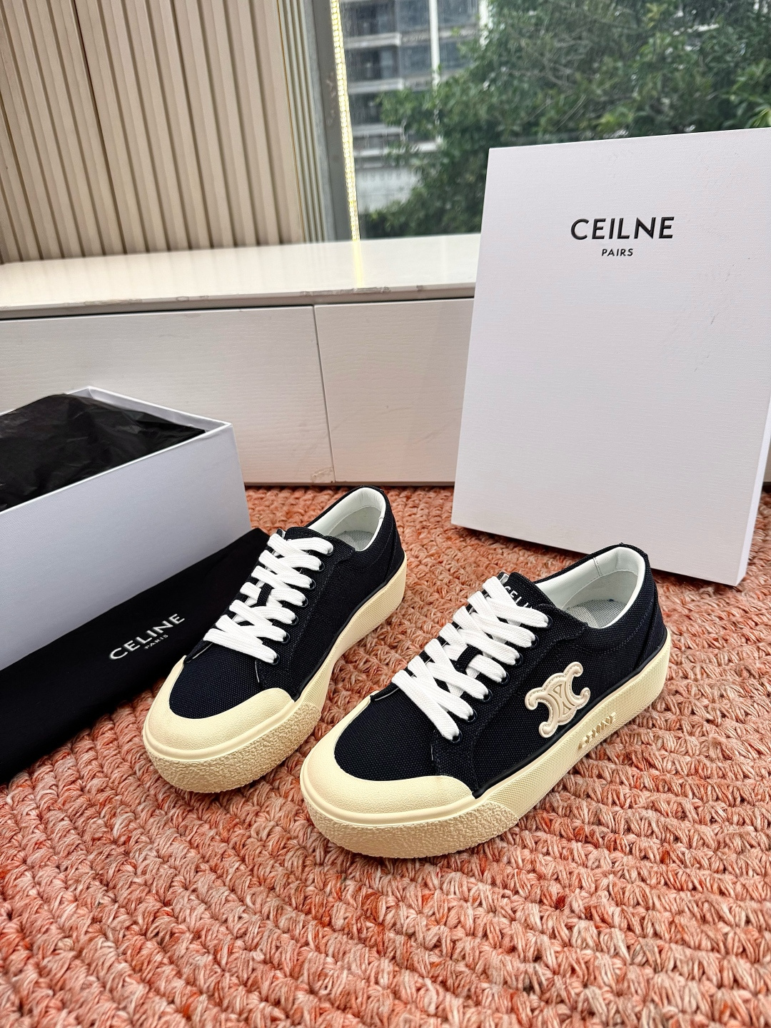 🌾😃所见即所得G039代购级别CELINE思琳赛琳CELINE RUNNER CR-03运动鞋👟鞋舌和鞋