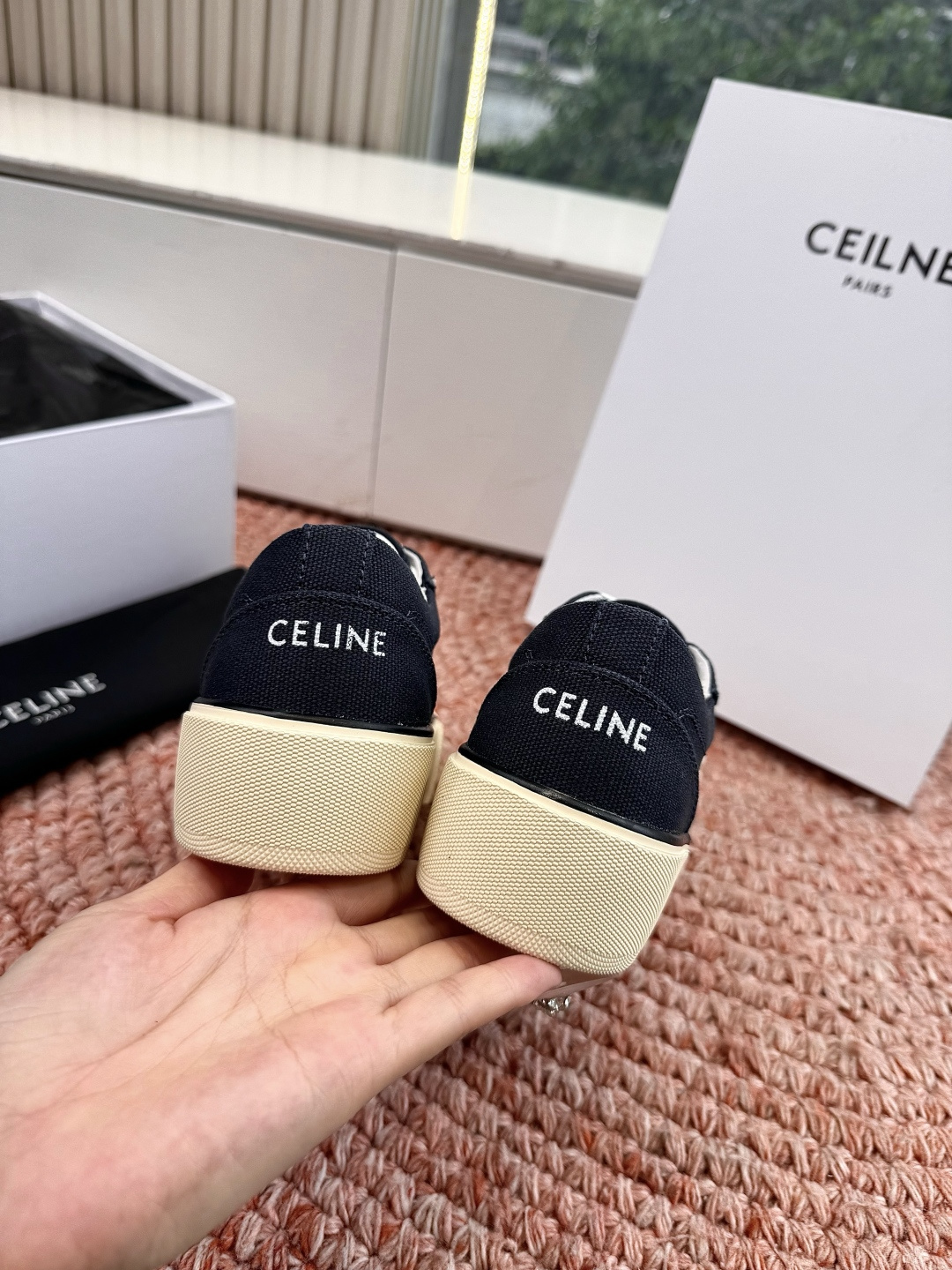 🌾😃所见即所得G039代购级别CELINE思琳赛琳CELINE RUNNER CR-03运动鞋👟鞋舌和鞋