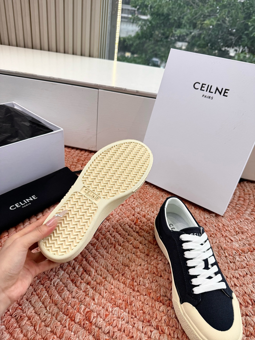 🌾😃所见即所得G039代购级别CELINE思琳赛琳CELINE RUNNER CR-03运动鞋👟鞋舌和鞋