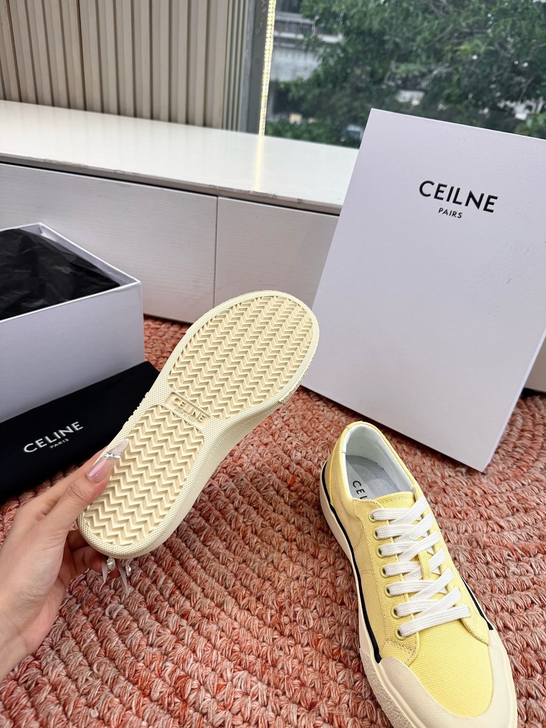 🌾😃所见即所得G039代购级别CELINE思琳赛琳CELINE RUNNER CR-03运动鞋👟鞋舌和鞋