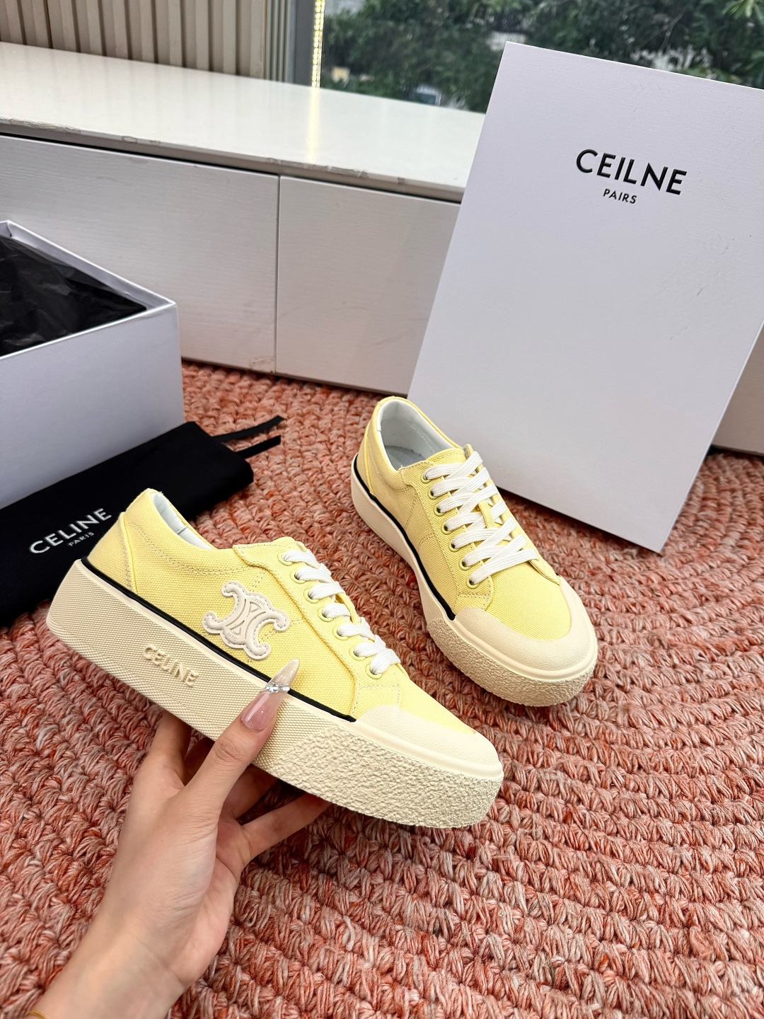 🌾😃所见即所得G039代购级别CELINE思琳赛琳CELINE RUNNER CR-03运动鞋👟鞋舌和鞋