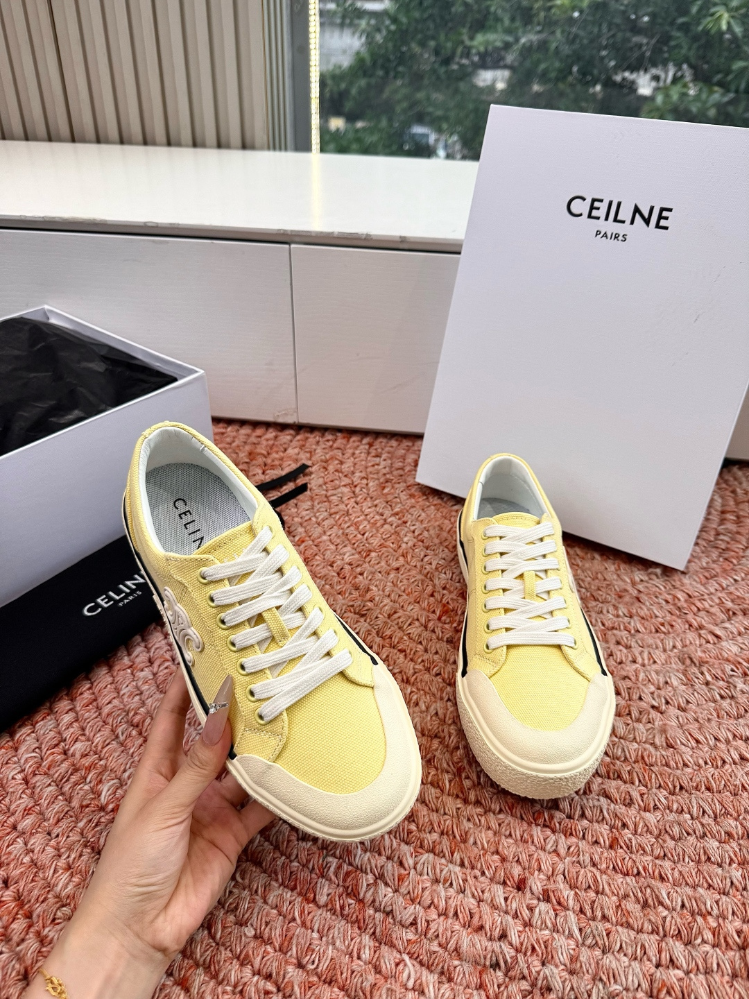 🌾😃所见即所得G039代购级别CELINE思琳赛琳CELINE RUNNER CR-03运动鞋👟鞋舌和鞋