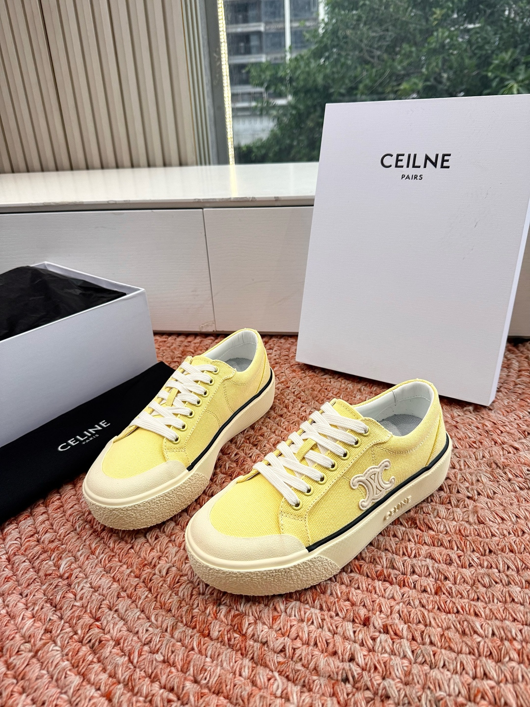 🌾😃所见即所得G039代购级别CELINE思琳赛琳CELINE RUNNER CR-03运动鞋👟鞋舌和鞋