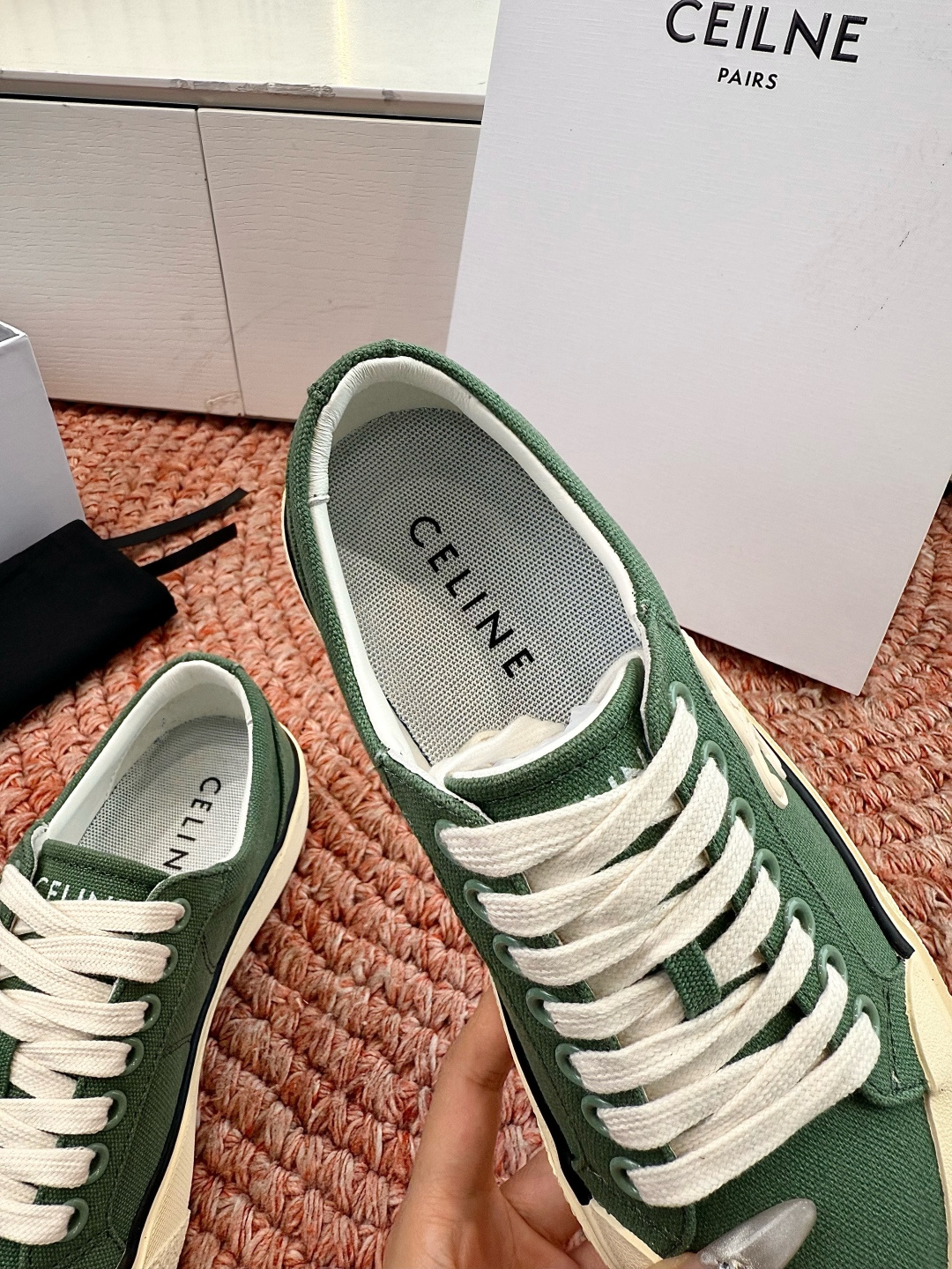 🌾😃所见即所得G039代购级别CELINE思琳赛琳CELINE RUNNER CR-03运动鞋👟鞋舌和鞋
