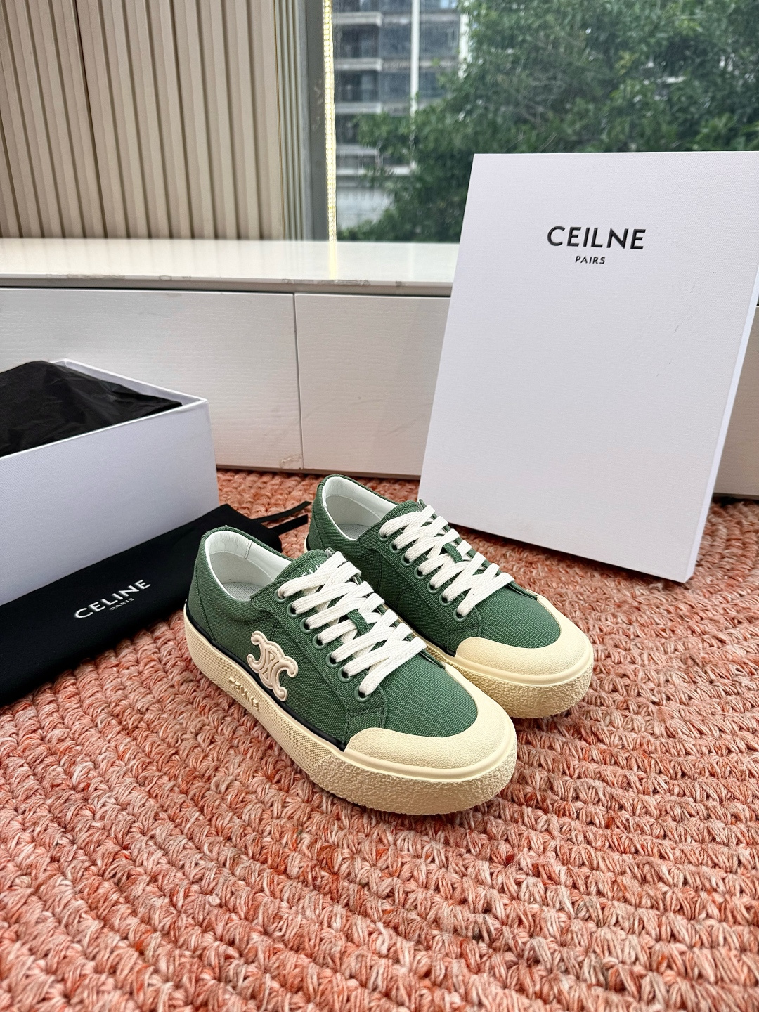 🌾😃所见即所得G039代购级别CELINE思琳赛琳CELINE RUNNER CR-03运动鞋👟鞋舌和鞋
