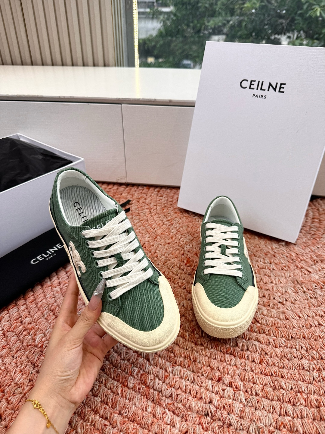 🌾😃所见即所得G039代购级别CELINE思琳赛琳CELINE RUNNER CR-03运动鞋👟鞋舌和鞋