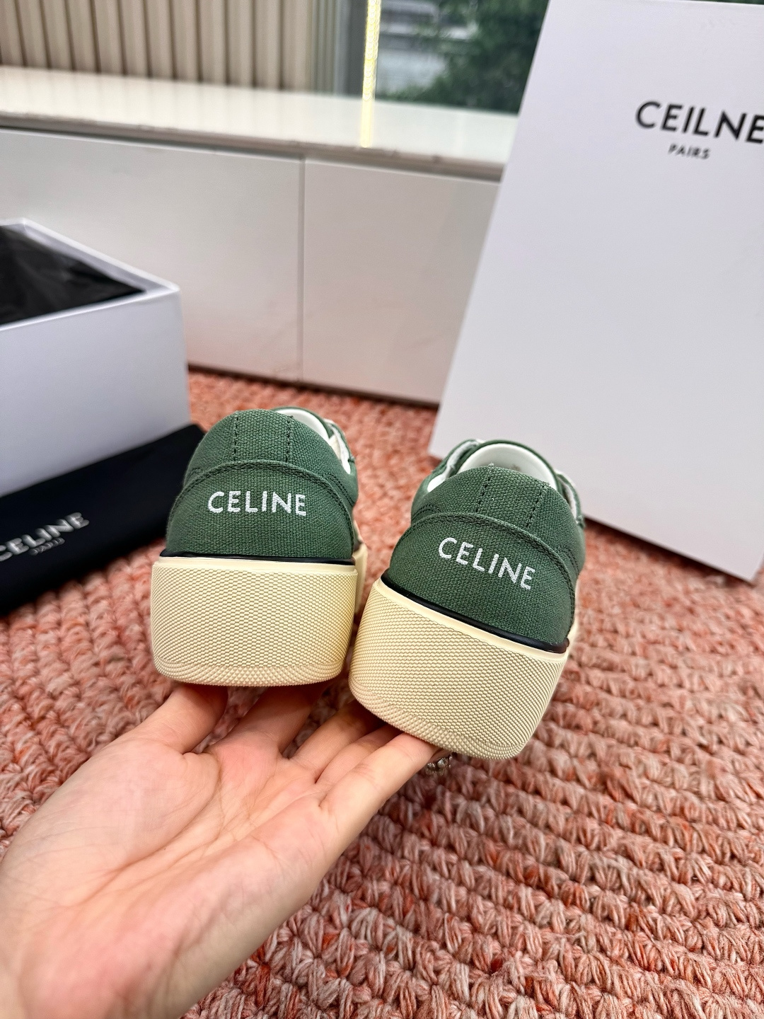🌾😃所见即所得G039代购级别CELINE思琳赛琳CELINE RUNNER CR-03运动鞋👟鞋舌和鞋