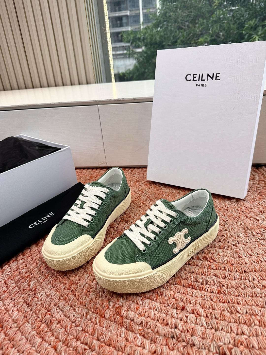 🌾😃所见即所得G039代购级别CELINE思琳赛琳CELINE RUNNER CR-03运动鞋👟鞋舌和鞋