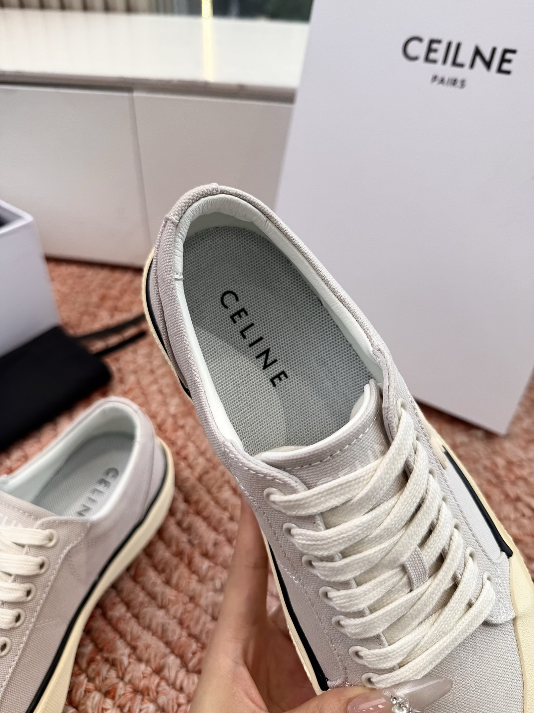 🌾😃所见即所得G039代购级别CELINE思琳赛琳CELINE RUNNER CR-03运动鞋👟鞋舌和鞋