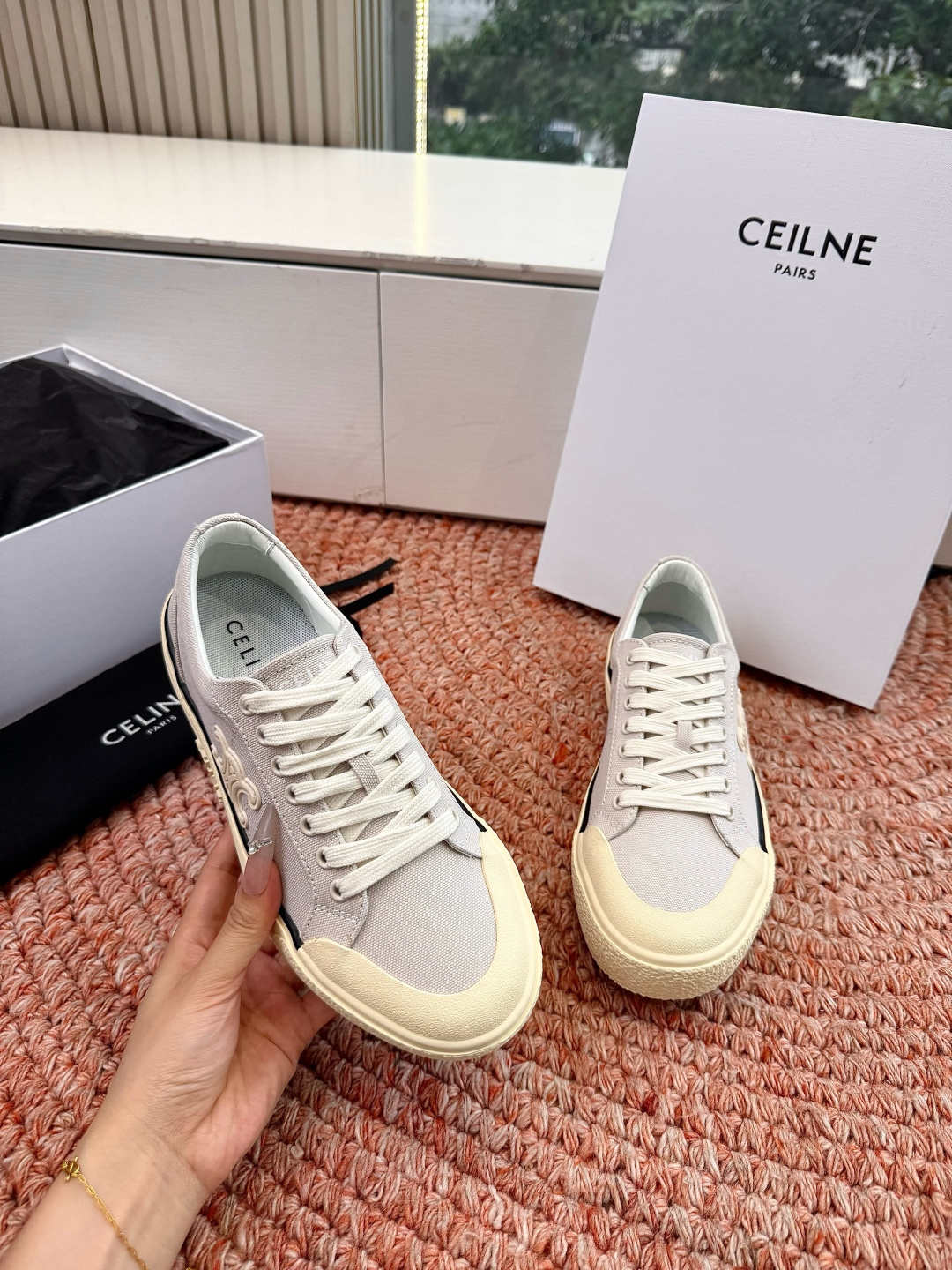 🌾😃所见即所得G039代购级别CELINE思琳赛琳CELINE RUNNER CR-03运动鞋👟鞋舌和鞋