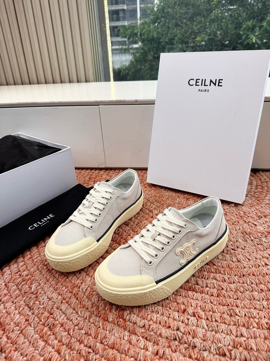 🌾😃所见即所得G039代购级别CELINE思琳赛琳CELINE RUNNER CR-03运动鞋👟鞋舌和鞋