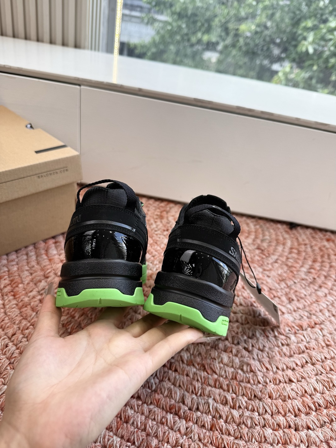 🌾出货快只做顶级G077顶级版本萨落蒙代购级别MM6针织SALOMON 联名款半拖鬼才设计师品牌，一个轻