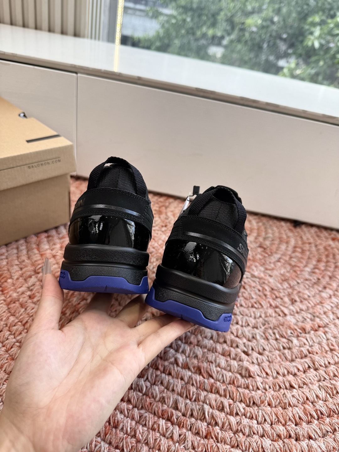 🌾出货快只做顶级G077顶级版本萨落蒙代购级别MM6针织SALOMON 联名款半拖鬼才设计师品牌，一个轻