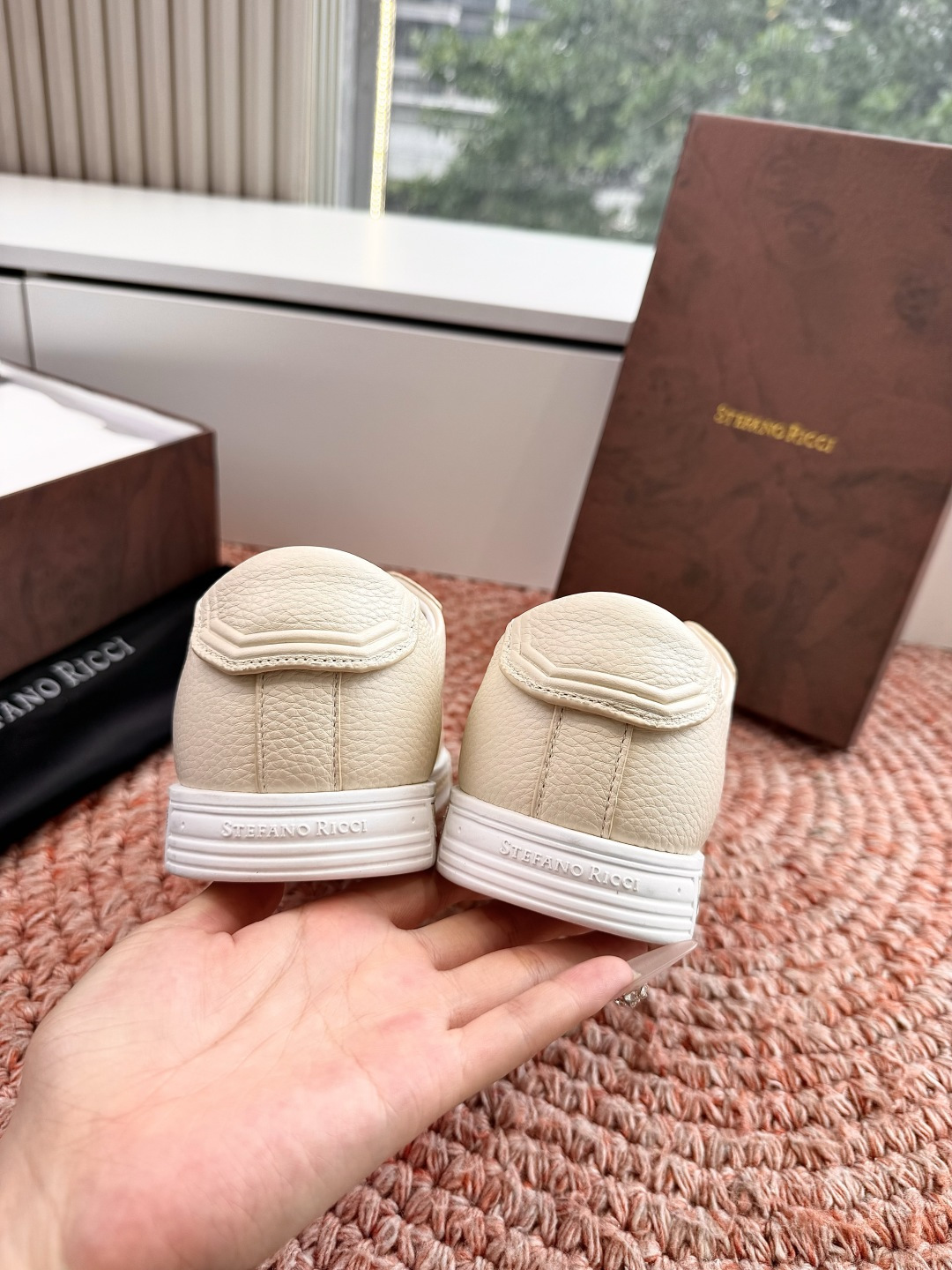 🌾G909顶级品质Stefano Ricci 史蒂芬高端奢侈品牌，男士休闲板鞋，麂皮面料打造，质感高端细
