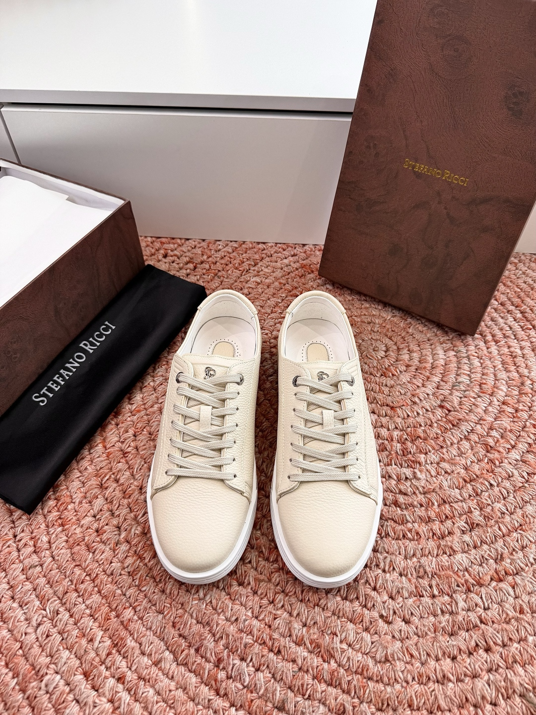 🌾G909顶级品质Stefano Ricci 史蒂芬高端奢侈品牌，男士休闲板鞋，麂皮面料打造，质感高端细