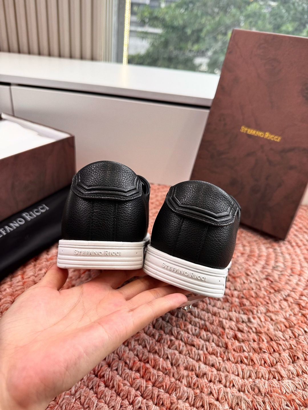 🌾G909顶级品质Stefano Ricci 史蒂芬高端奢侈品牌，男士休闲板鞋，麂皮面料打造，质感高端细