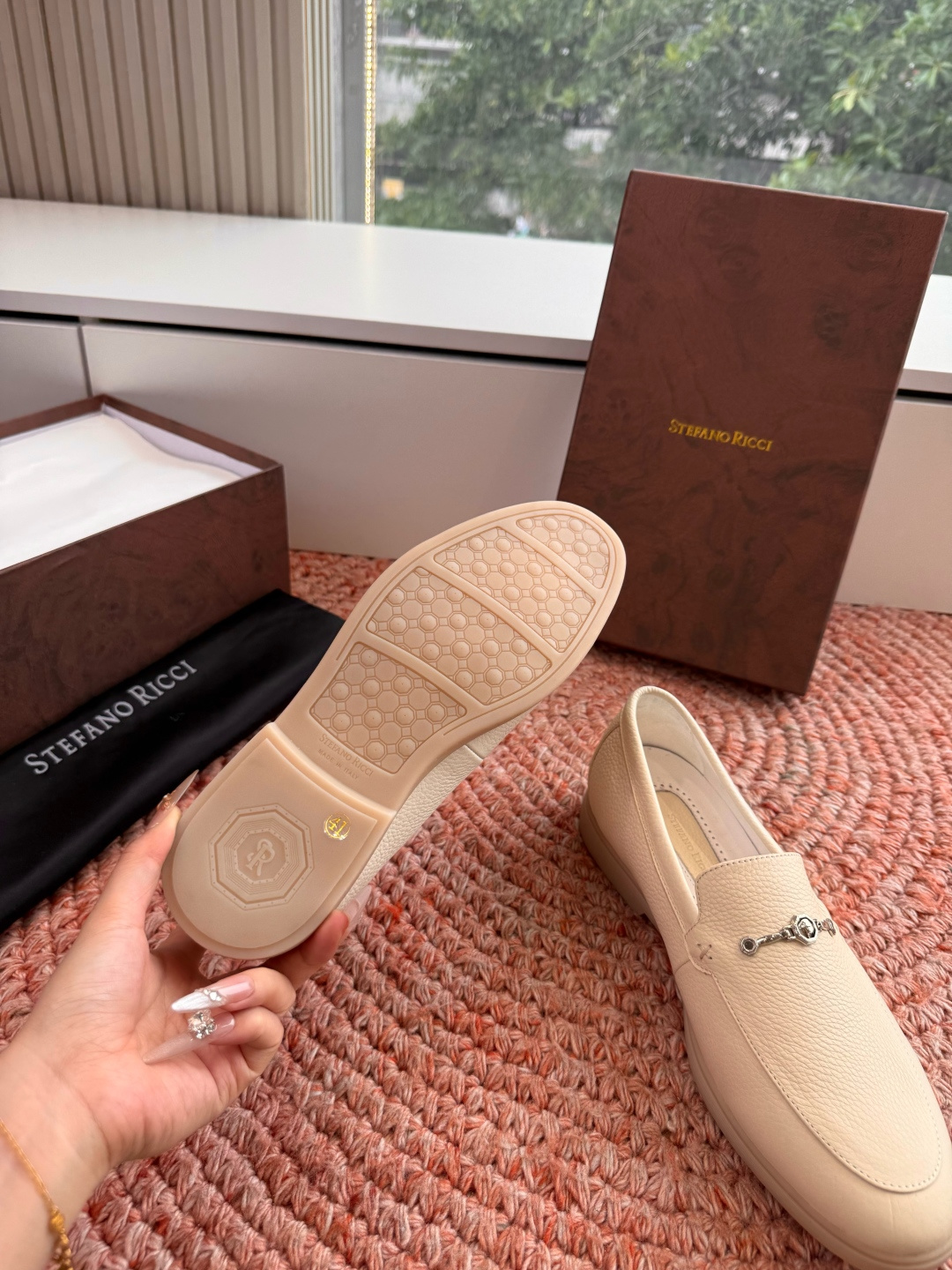 🌾G909顶级品质Stefano Ricci 史蒂芬高端奢侈品牌，男士休闲板鞋，麂皮面料打造，质感高端细