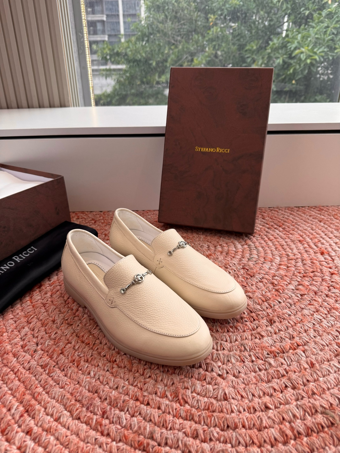 🌾G909顶级品质Stefano Ricci 史蒂芬高端奢侈品牌，男士休闲板鞋，麂皮面料打造，质感高端细