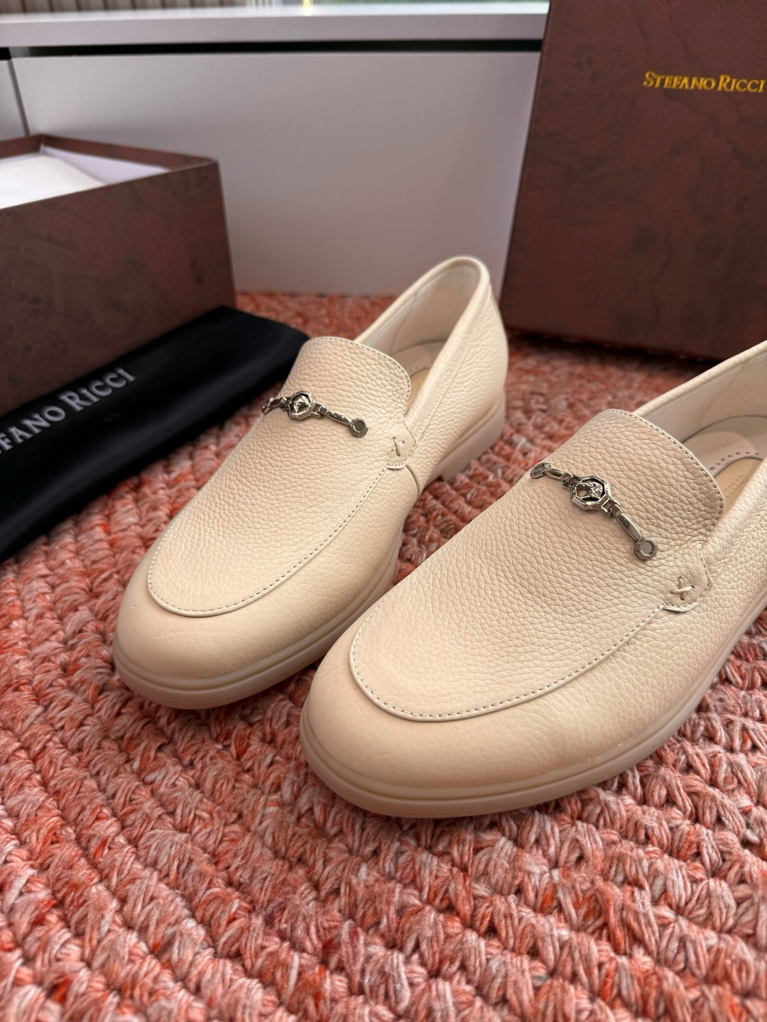 🌾G909顶级品质Stefano Ricci 史蒂芬高端奢侈品牌，男士休闲板鞋，麂皮面料打造，质感高端细