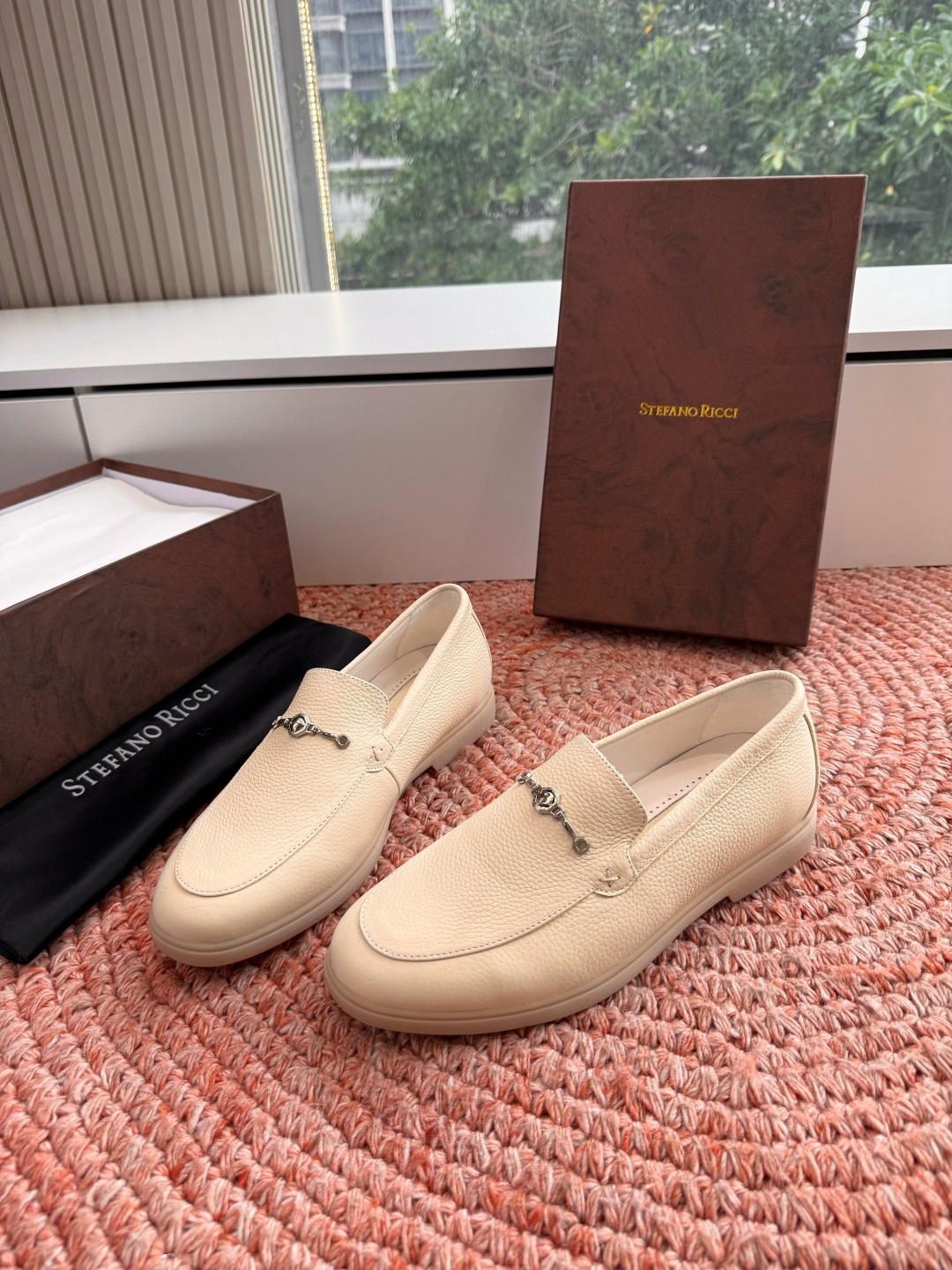 🌾G909顶级品质Stefano Ricci 史蒂芬高端奢侈品牌，男士休闲板鞋，麂皮面料打造，质感高端细
