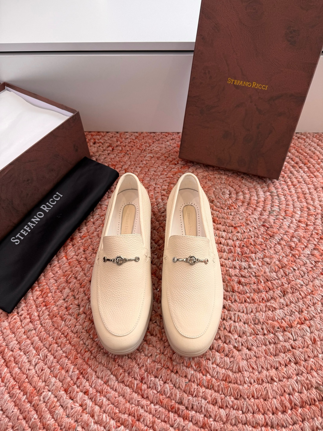 🌾G909顶级品质Stefano Ricci 史蒂芬高端奢侈品牌，男士休闲板鞋，麂皮面料打造，质感高端细