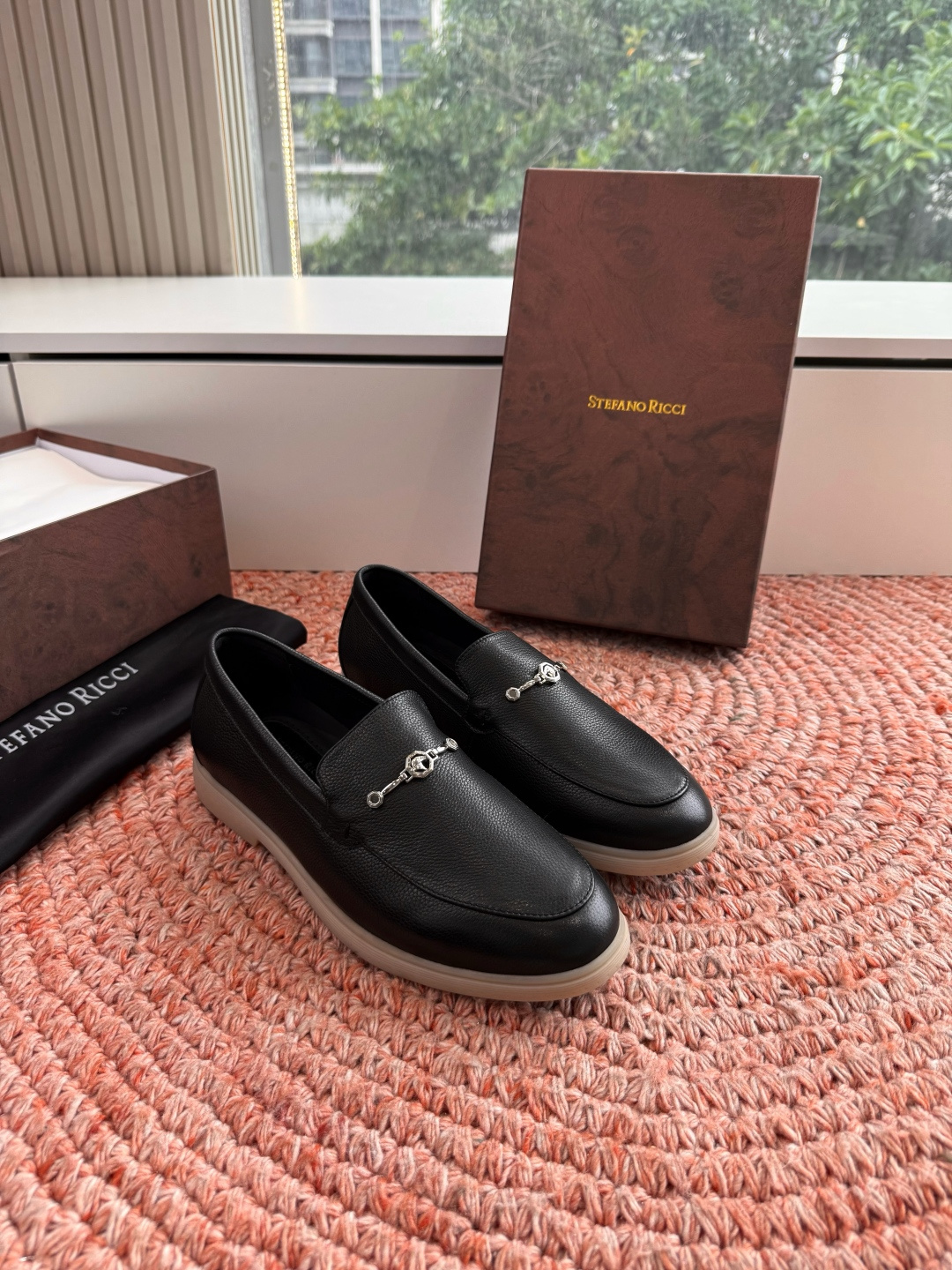 🌾G909顶级品质Stefano Ricci 史蒂芬高端奢侈品牌，男士休闲板鞋，麂皮面料打造，质感高端细