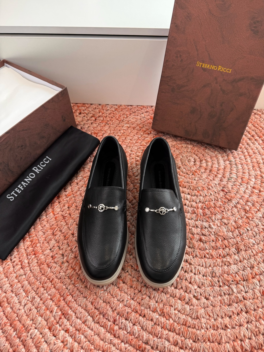 🌾G909顶级品质Stefano Ricci 史蒂芬高端奢侈品牌，男士休闲板鞋，麂皮面料打造，质感高端细