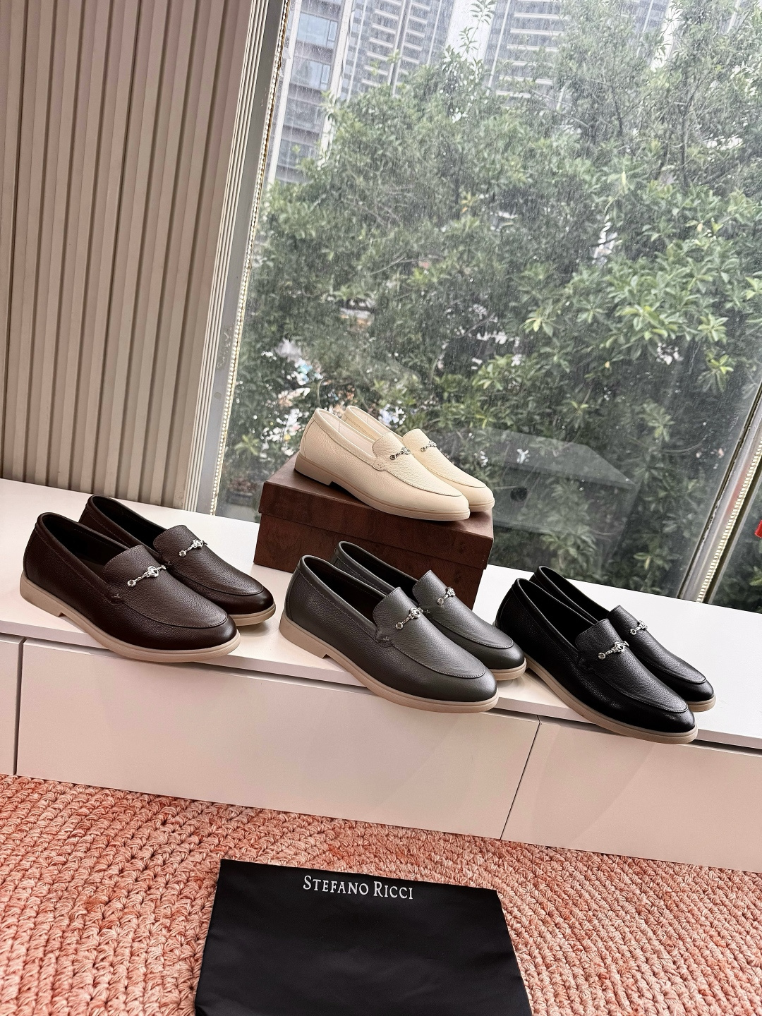 🌾G909顶级品质Stefano Ricci 史蒂芬高端奢侈品牌，男士休闲板鞋，麂皮面料打造，质感高端细