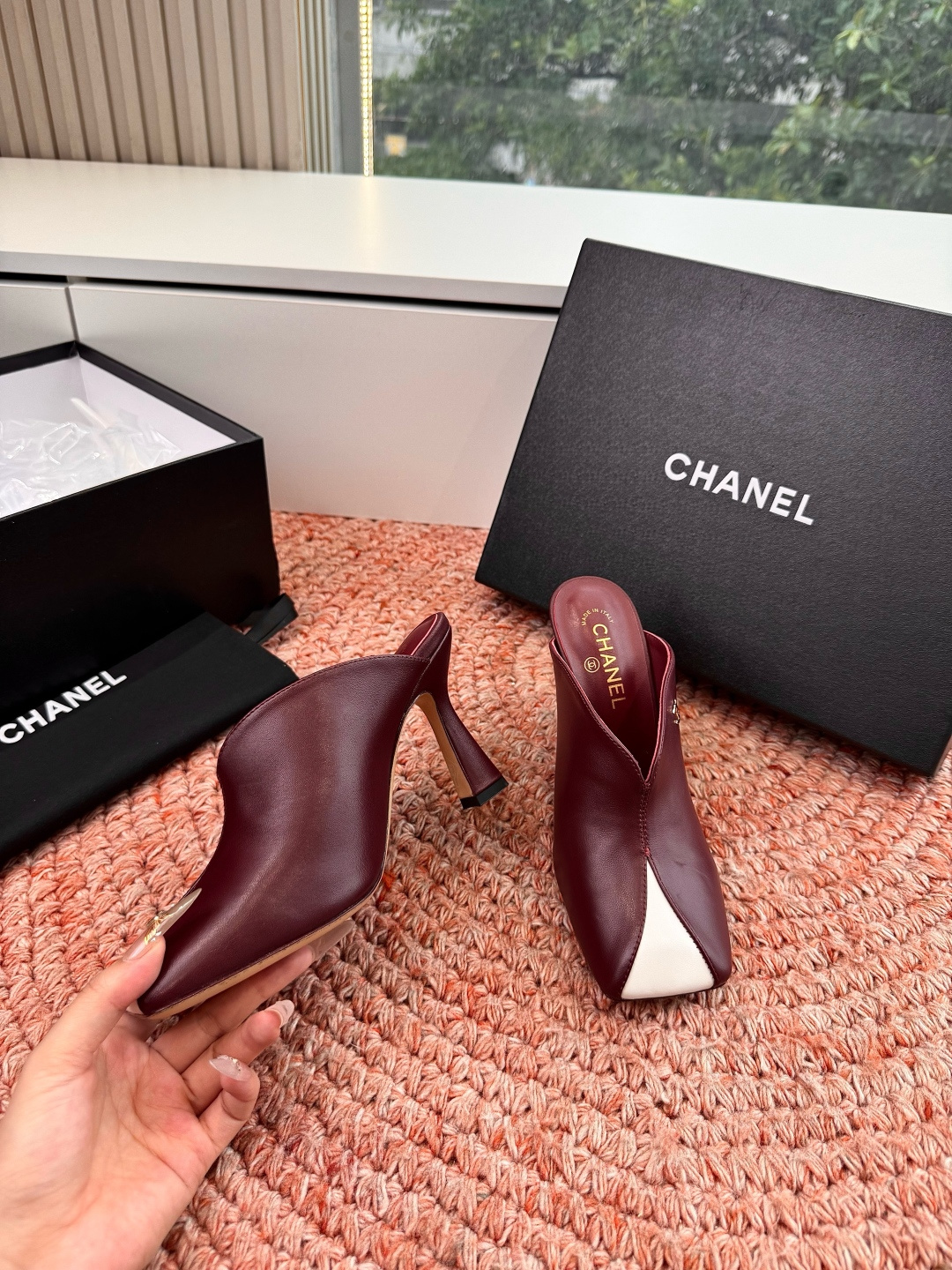 🌾G030所见即所得代购级CHANE*2026香奈儿早春爆品编织玛丽珍包头穆勒鞋凉鞋拖鞋妥妥的自留款！！
