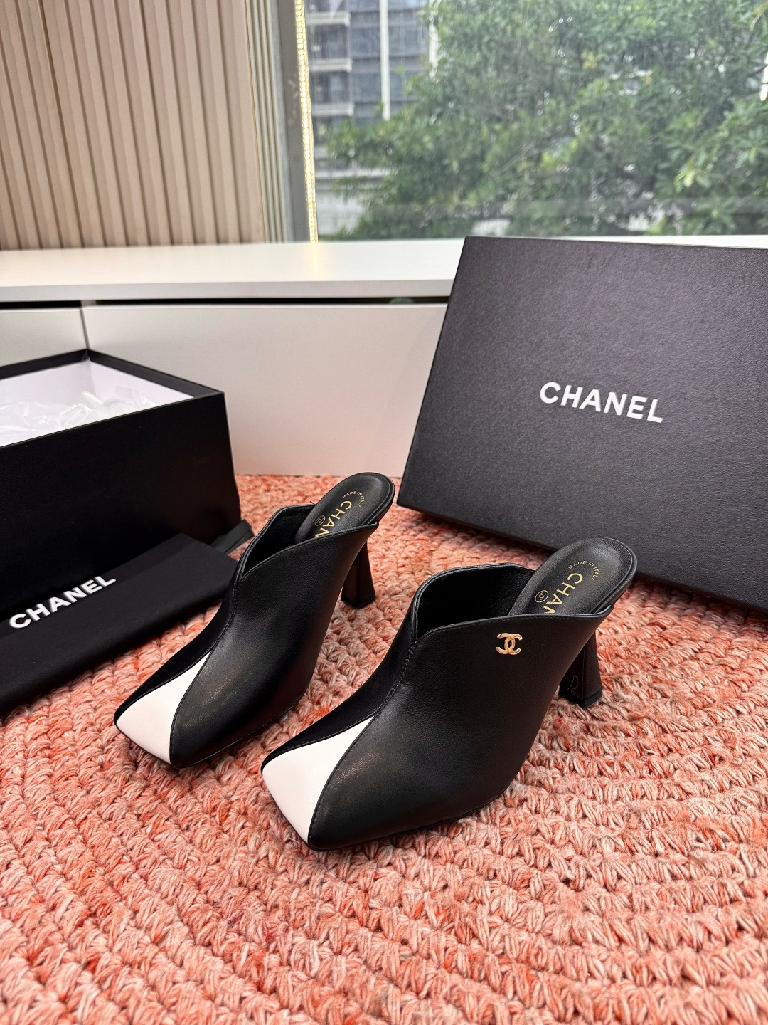 🌾G030所见即所得代购级CHANE*2026香奈儿早春爆品编织玛丽珍包头穆勒鞋凉鞋拖鞋妥妥的自留款！！