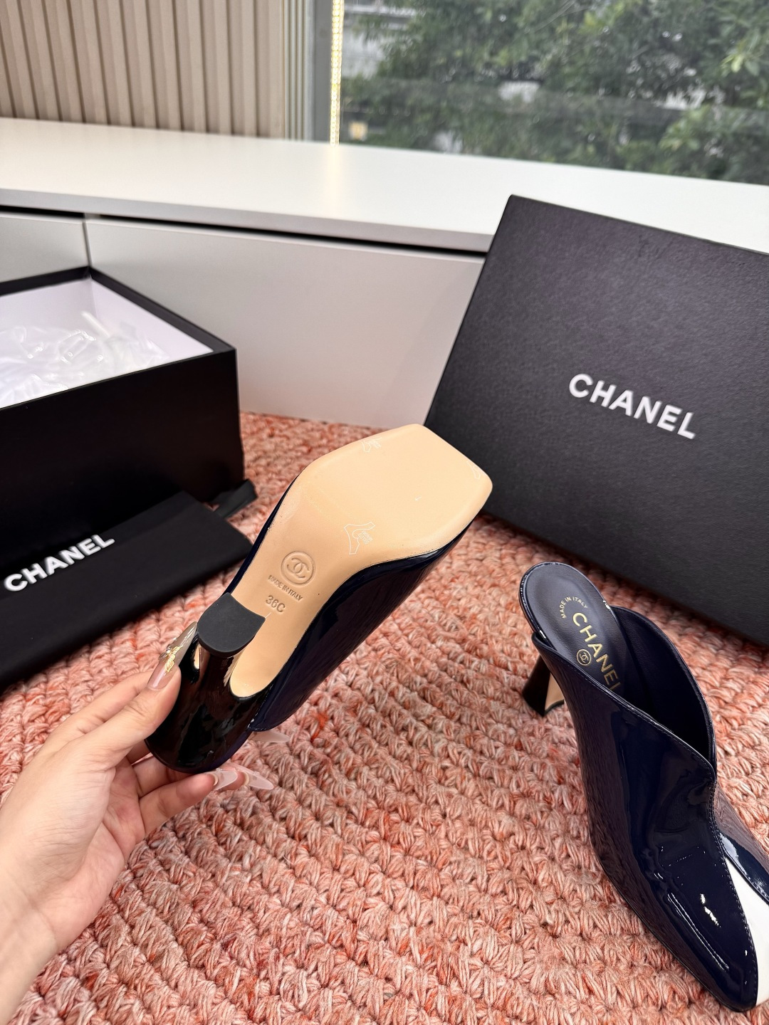🌾G030所见即所得代购级CHANE*2026香奈儿早春爆品编织玛丽珍包头穆勒鞋凉鞋拖鞋妥妥的自留款！！