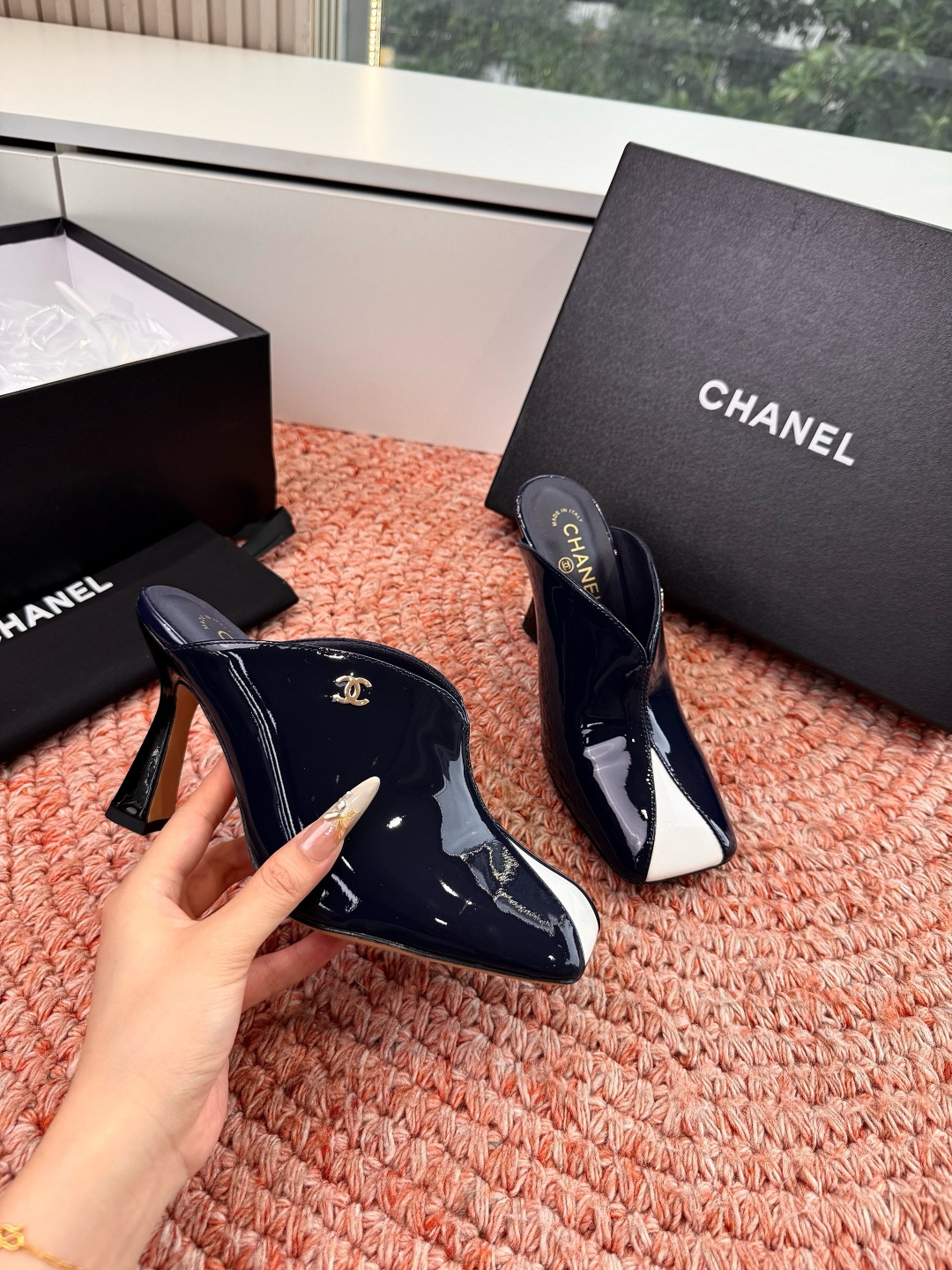 🌾G030所见即所得代购级CHANE*2026香奈儿早春爆品编织玛丽珍包头穆勒鞋凉鞋拖鞋妥妥的自留款！！