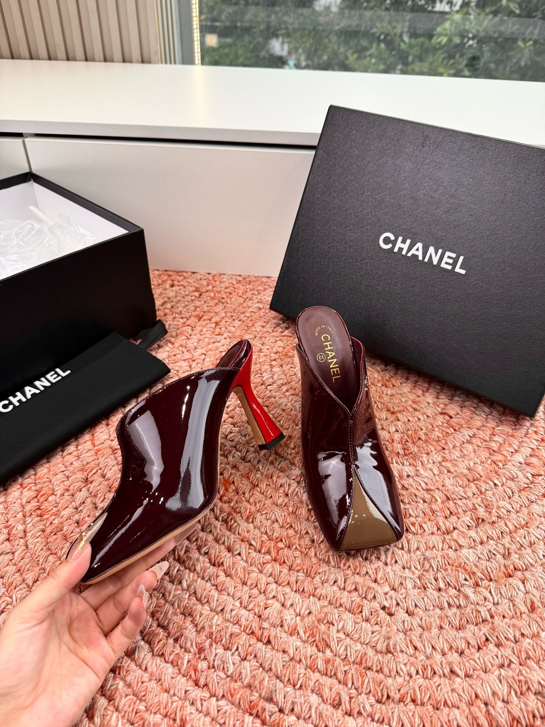 🌾G030所见即所得代购级CHANE*2026香奈儿早春爆品编织玛丽珍包头穆勒鞋凉鞋拖鞋妥妥的自留款！！