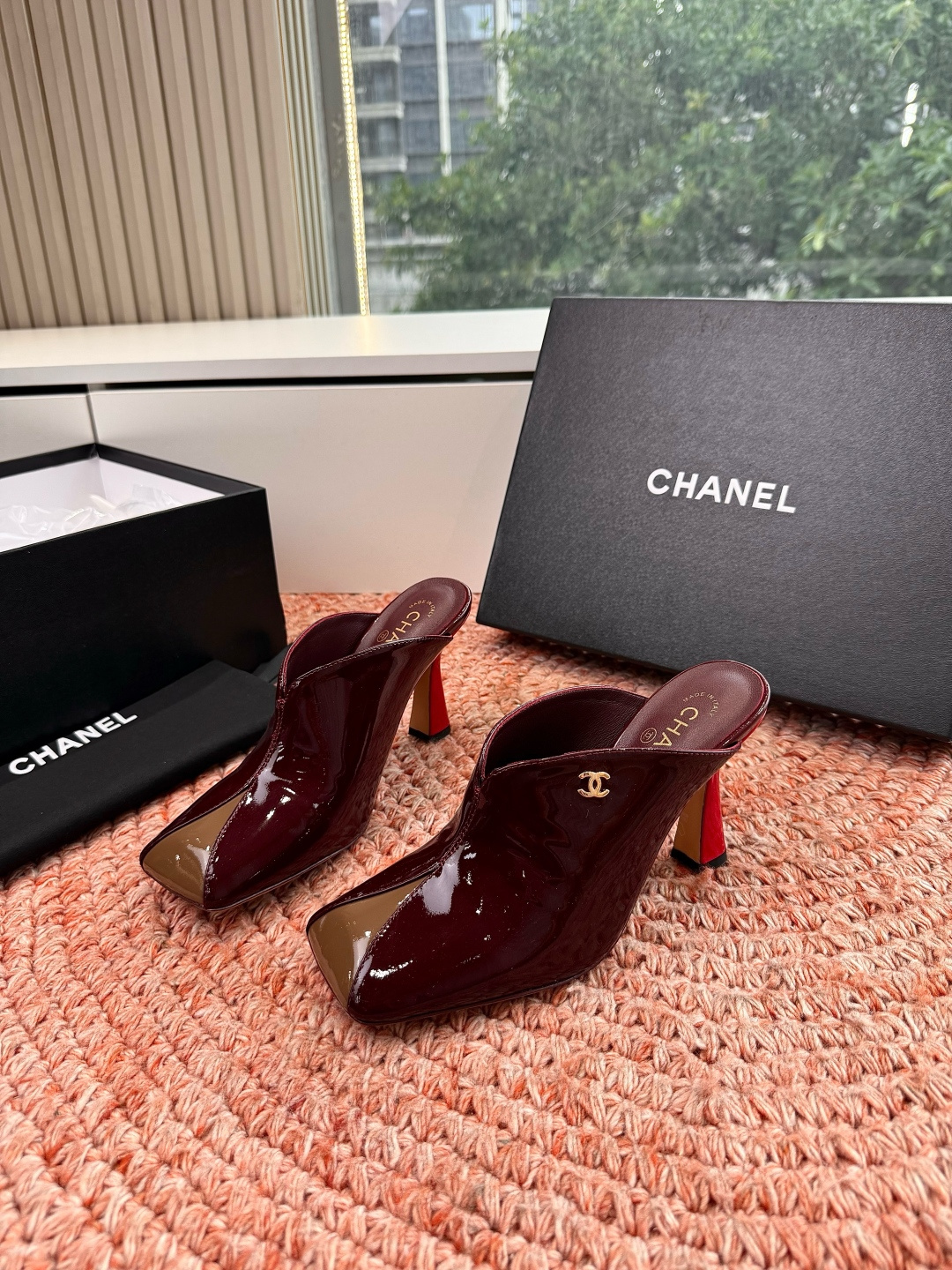 🌾G030所见即所得代购级CHANE*2026香奈儿早春爆品编织玛丽珍包头穆勒鞋凉鞋拖鞋妥妥的自留款！！