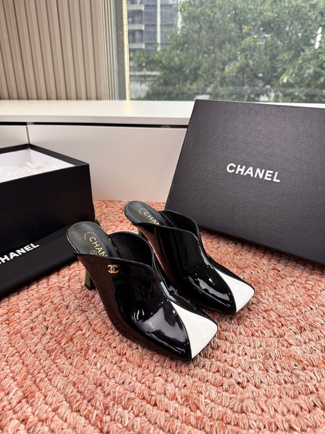 🌾G030所见即所得代购级CHANE*2026香奈儿早春爆品编织玛丽珍包头穆勒鞋凉鞋拖鞋妥妥的自留款！！