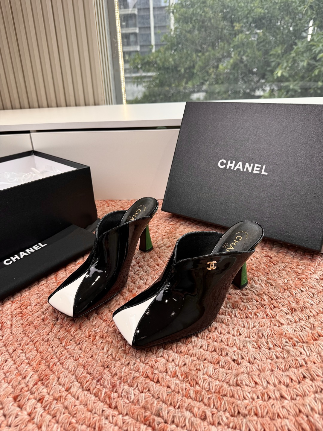 🌾G030所见即所得代购级CHANE*2026香奈儿早春爆品编织玛丽珍包头穆勒鞋凉鞋拖鞋妥妥的自留款！！