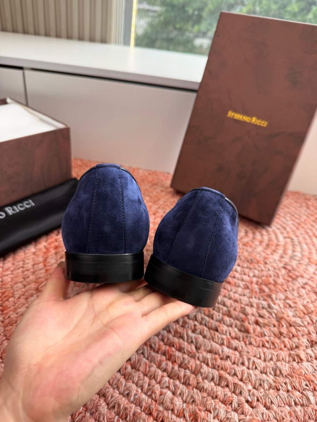 🌾G909顶级品质Stefano Ricci 史蒂芬高端奢侈品牌，男士休闲板鞋，麂皮面料打造，质感高端细