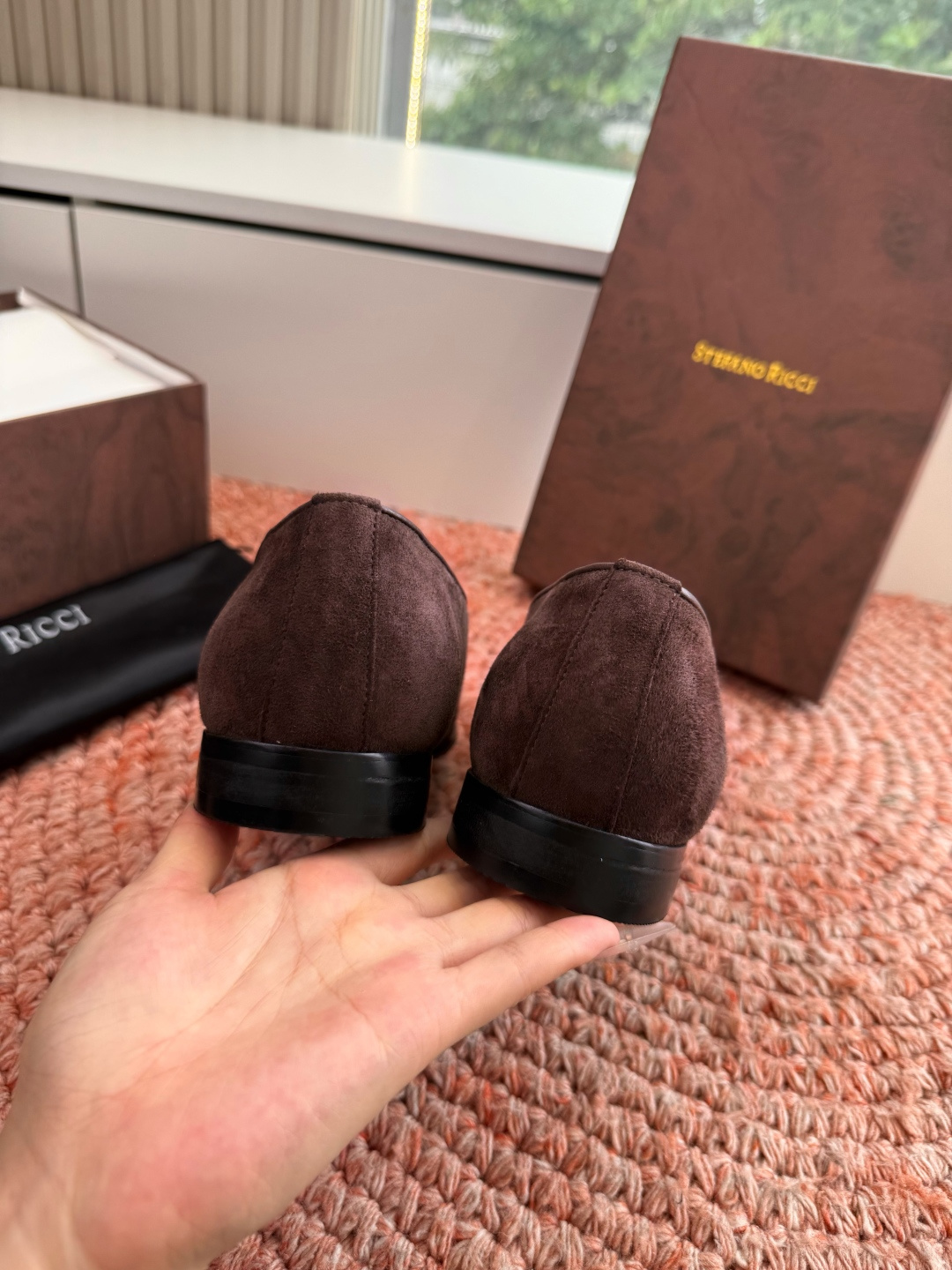 🌾G909顶级品质Stefano Ricci 史蒂芬高端奢侈品牌，男士休闲板鞋，麂皮面料打造，质感高端细