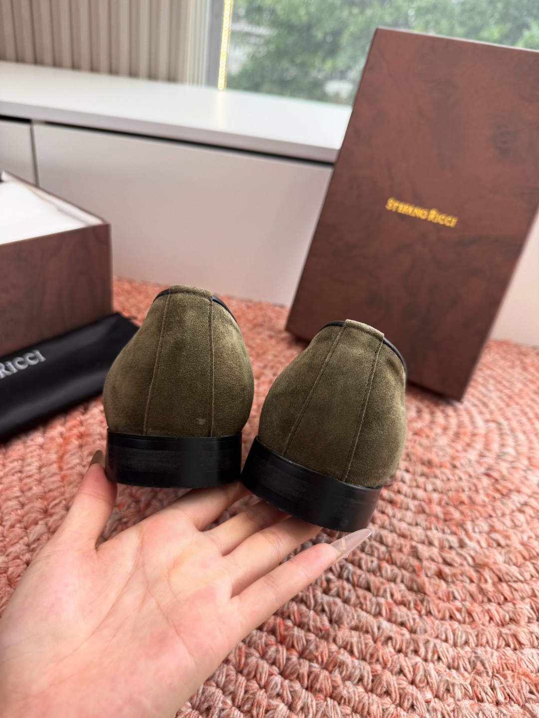 🌾G909顶级品质Stefano Ricci 史蒂芬高端奢侈品牌，男士休闲板鞋，麂皮面料打造，质感高端细