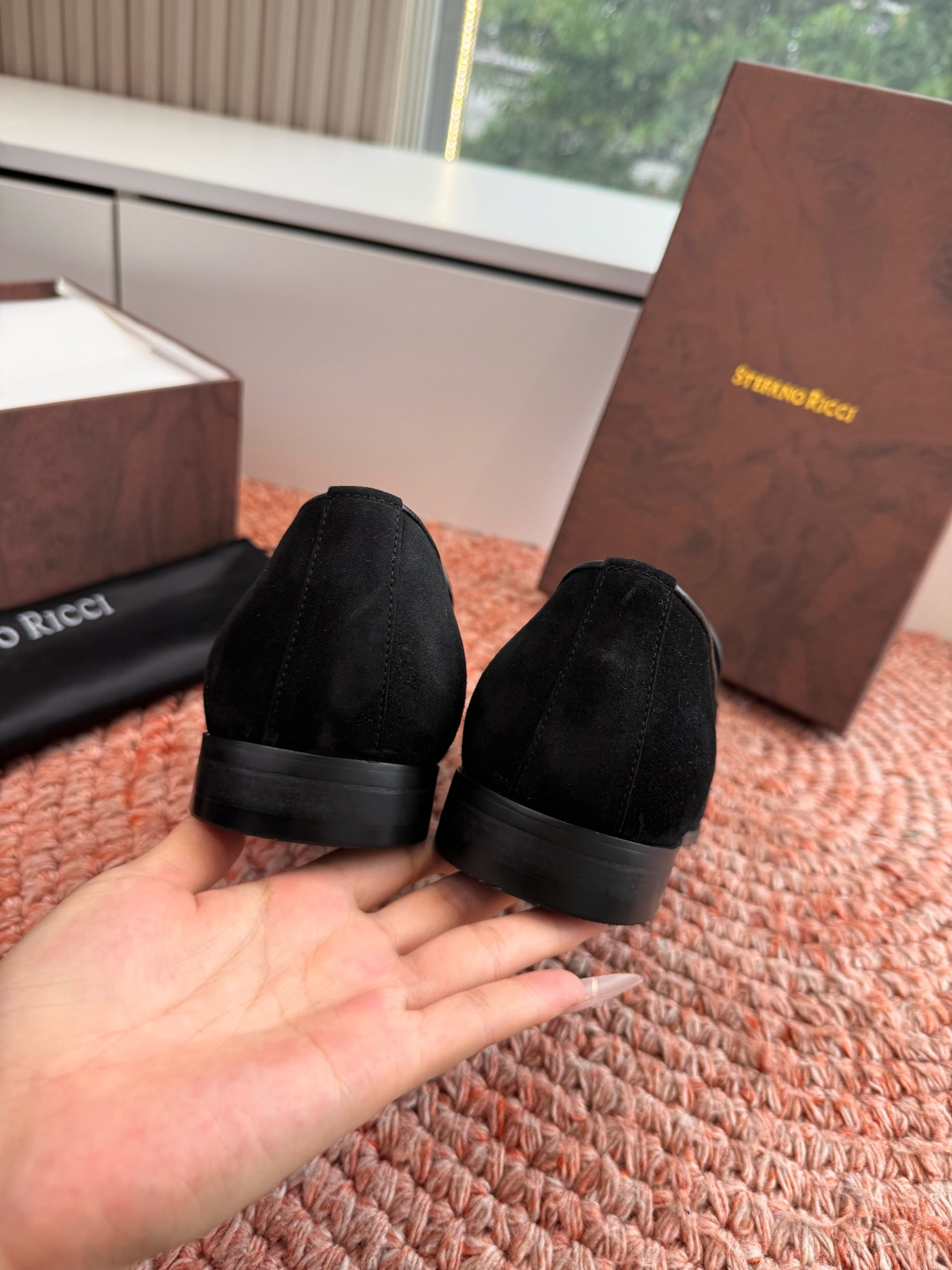 🌾G909顶级品质Stefano Ricci 史蒂芬高端奢侈品牌，男士休闲板鞋，麂皮面料打造，质感高端细