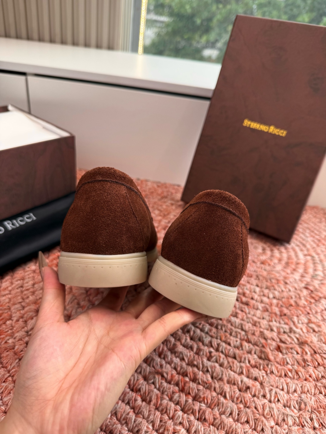 🌾G909顶级品质Stefano Ricci 史蒂芬高端奢侈品牌，男士休闲板鞋，麂皮面料打造，质感高端细