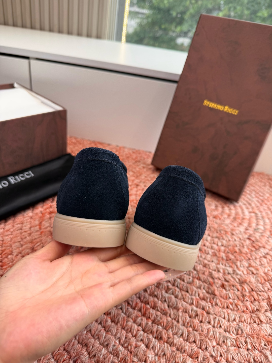 🌾G909顶级品质Stefano Ricci 史蒂芬高端奢侈品牌，男士休闲板鞋，麂皮面料打造，质感高端细